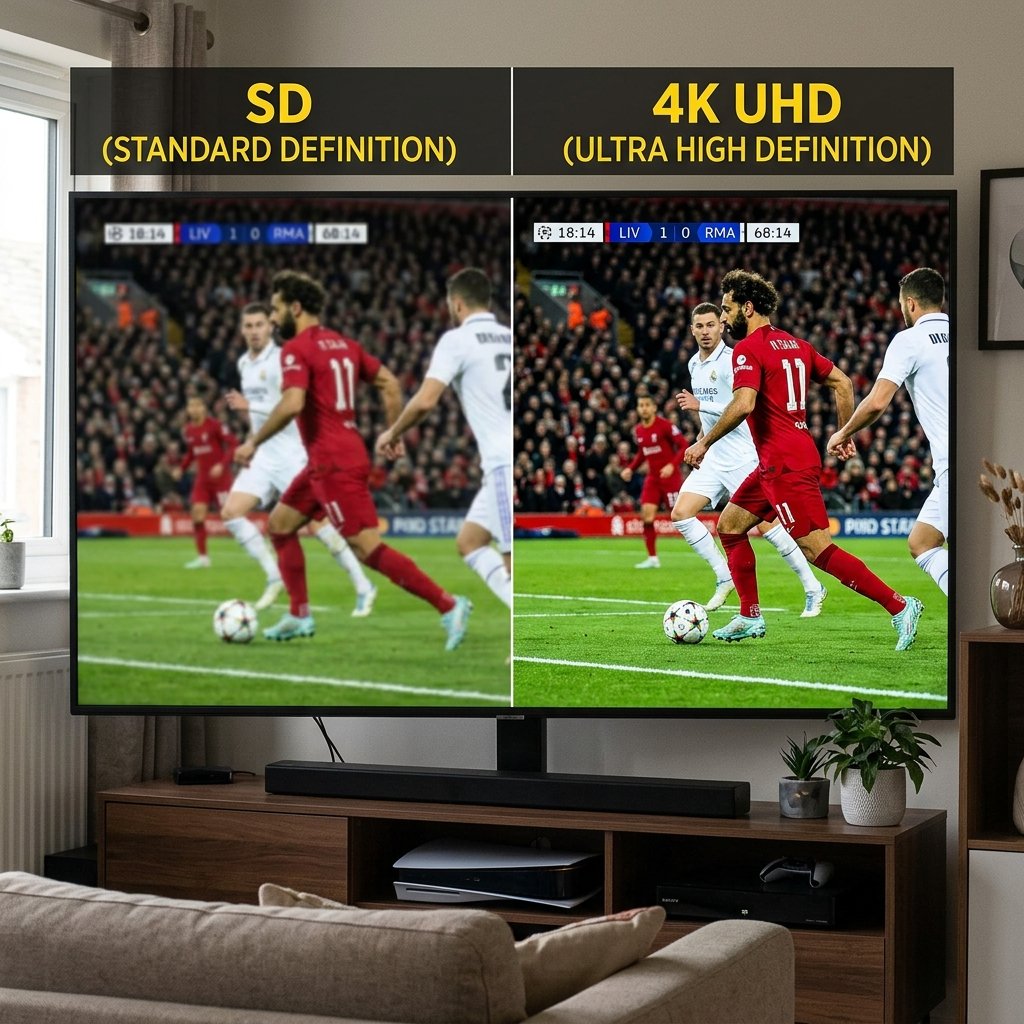 Tela dividida qualidade full HD e 4K teste iptv 7 dias
