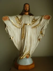 Representação de Jesus e Oxalá na Umbanda. Reprodução Pinterest